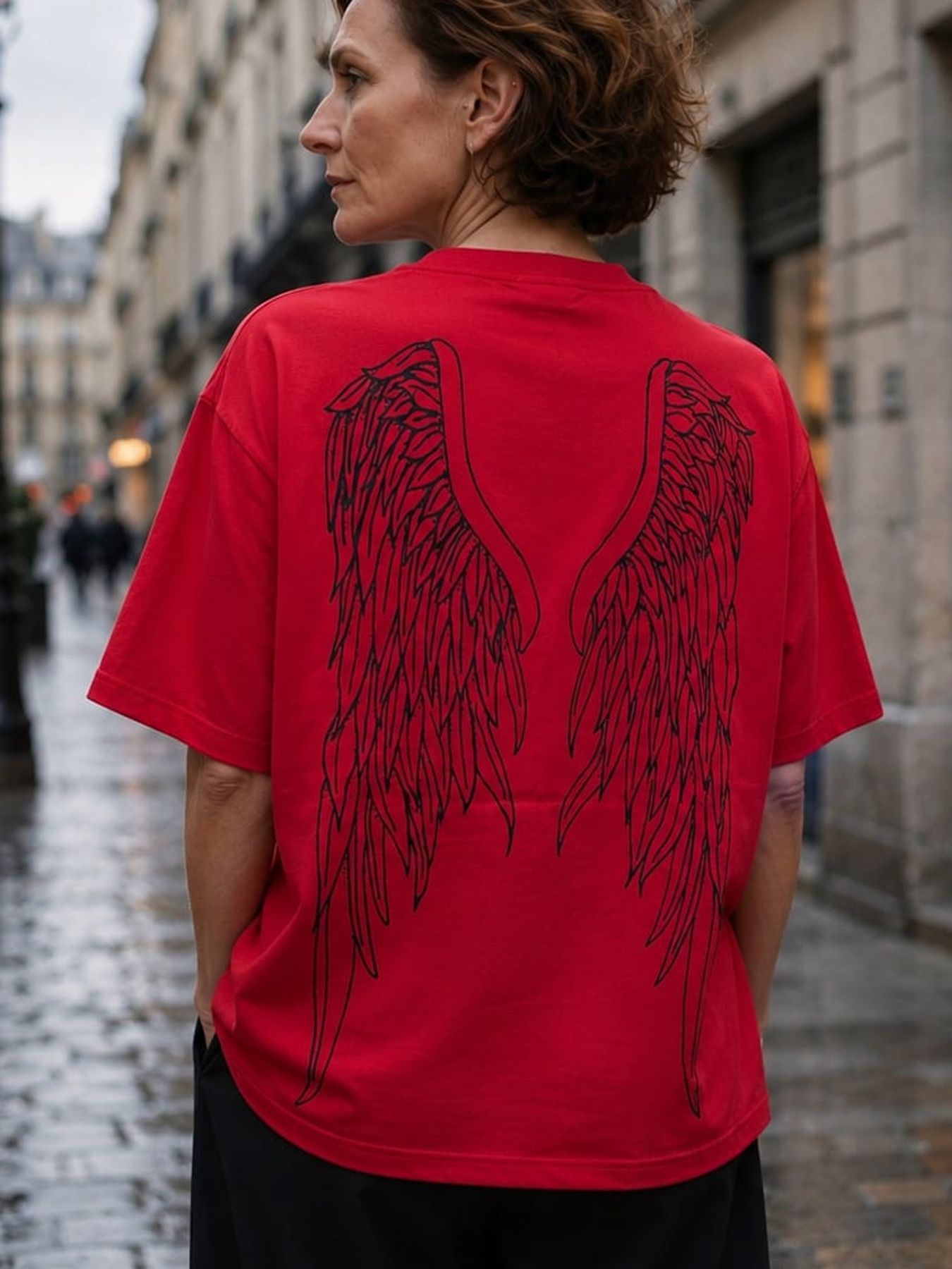 【予約品 6月21日(日) 締切】GODSIZE 2026 ANGEL'S WINGS TEE / レッド×ブラック
