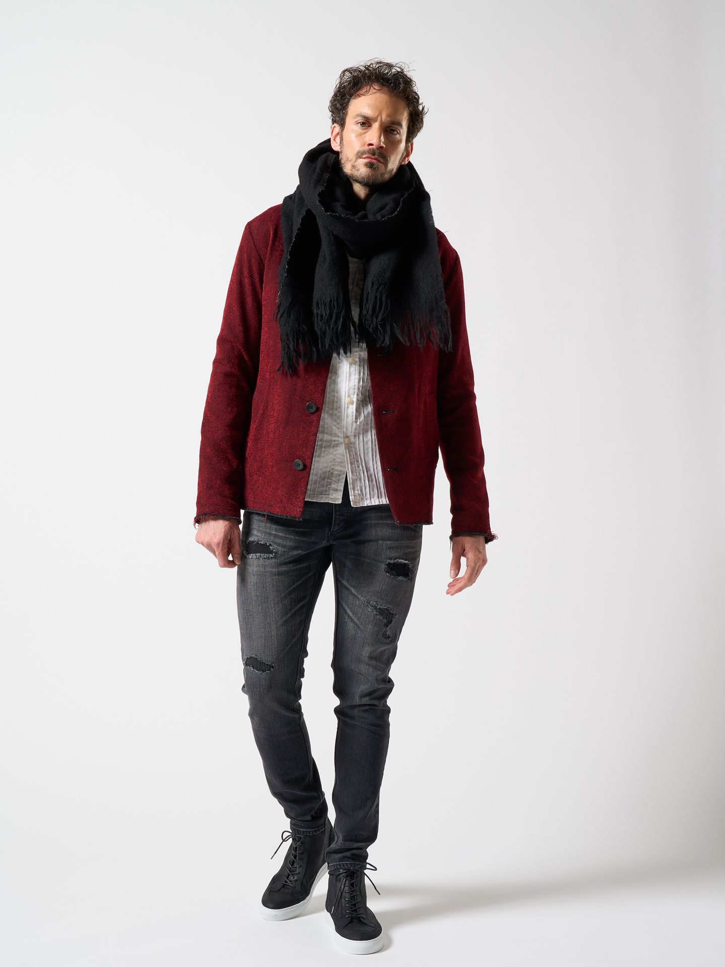 【予約品】 workers jacket / ブルゾン / レッド