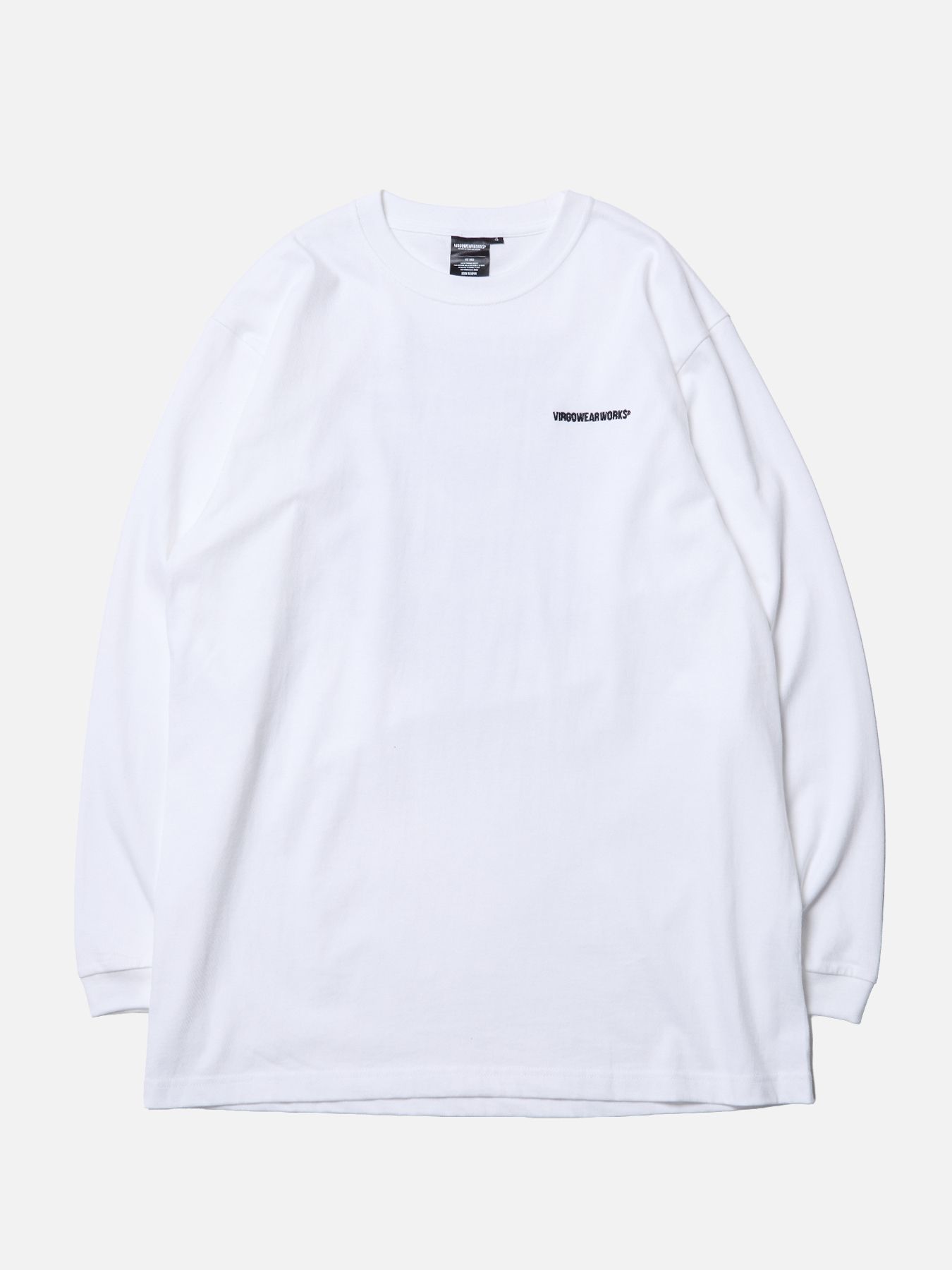 OBSERVER LST / プリント ロングスリーブTシャツ / WHITE