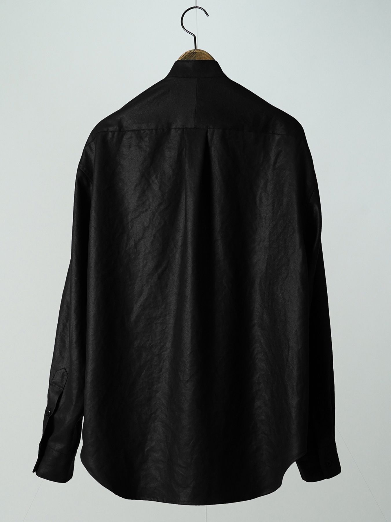 【予約品 7月5日(日) 締切】LUSTER OFFICERSHIRTS / ラスターオフィサーシャツ / ブラック