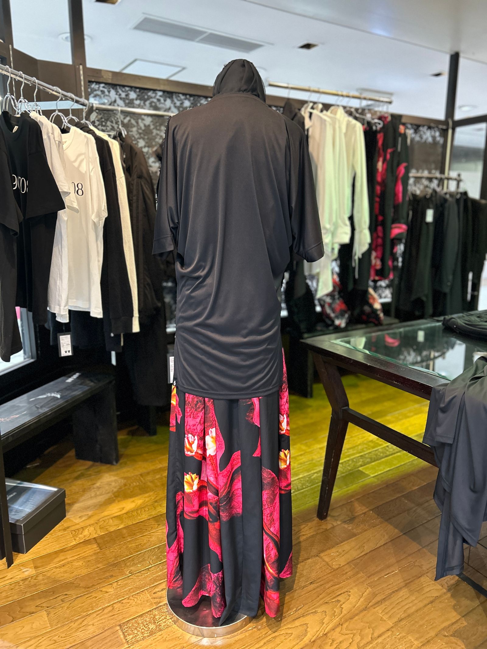 【予約品 10月26日(日) 締切】Drape Skirt / ドレープスカート / ブーゲンビリア
