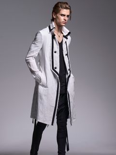 【予約品 1月4日(日) 締切】Gaze Napoleon Coat / ガーゼナポレオンコート / ホワイト