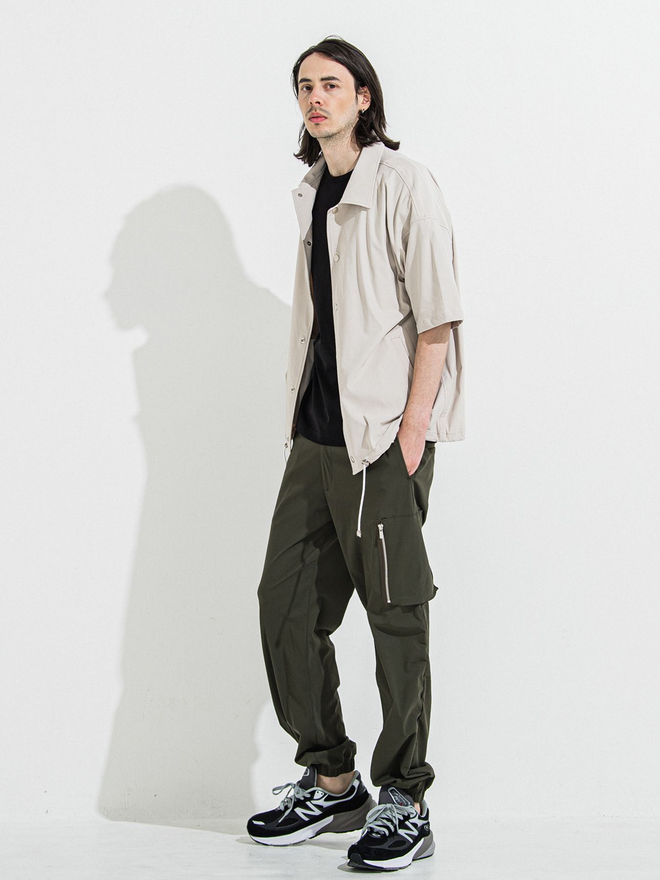 CREW OVER TEE /  クルーオーバーサイズTシャツ / ブラック