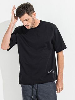 【予約品 】YOAKE PHOTO OVER TEE /  フォトオーバーサイズTシャツ / ブラック