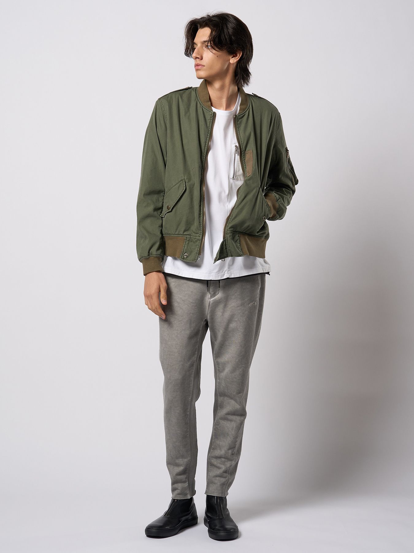【予約品 9月23日(火) 締切】cool touch zip-pocket S/S / クールタッチ ジップポケット ショートスリーブ / ホワイト