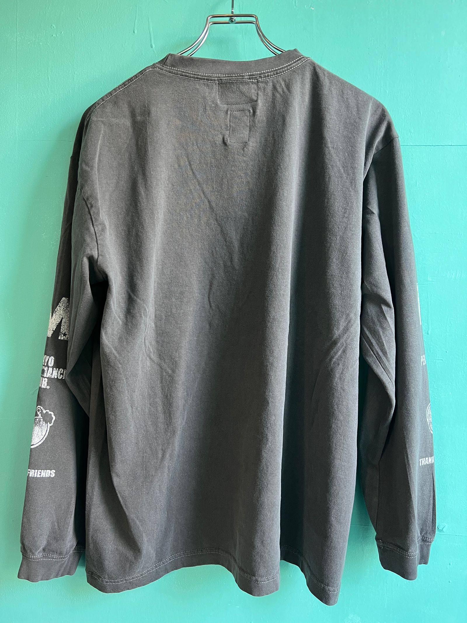 《予約》 vintage style l/s t-shirts / ブラック長袖  【M×TPC】 2月末～入荷予定
