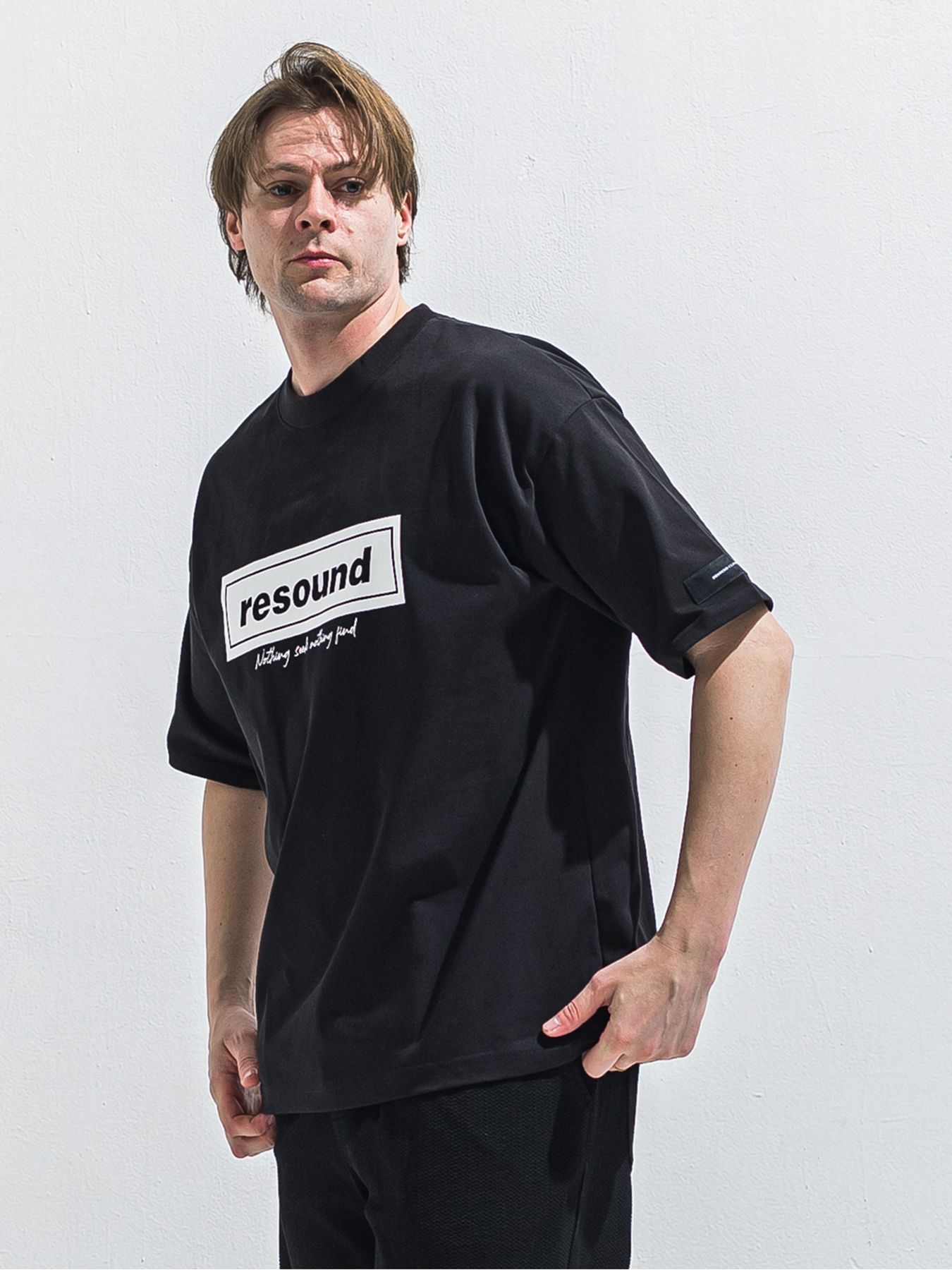 【予約品 2月15日(日) 18:00 締切】BOX OVER TEE / ボックスロゴオーバーTシャツ / ブラック