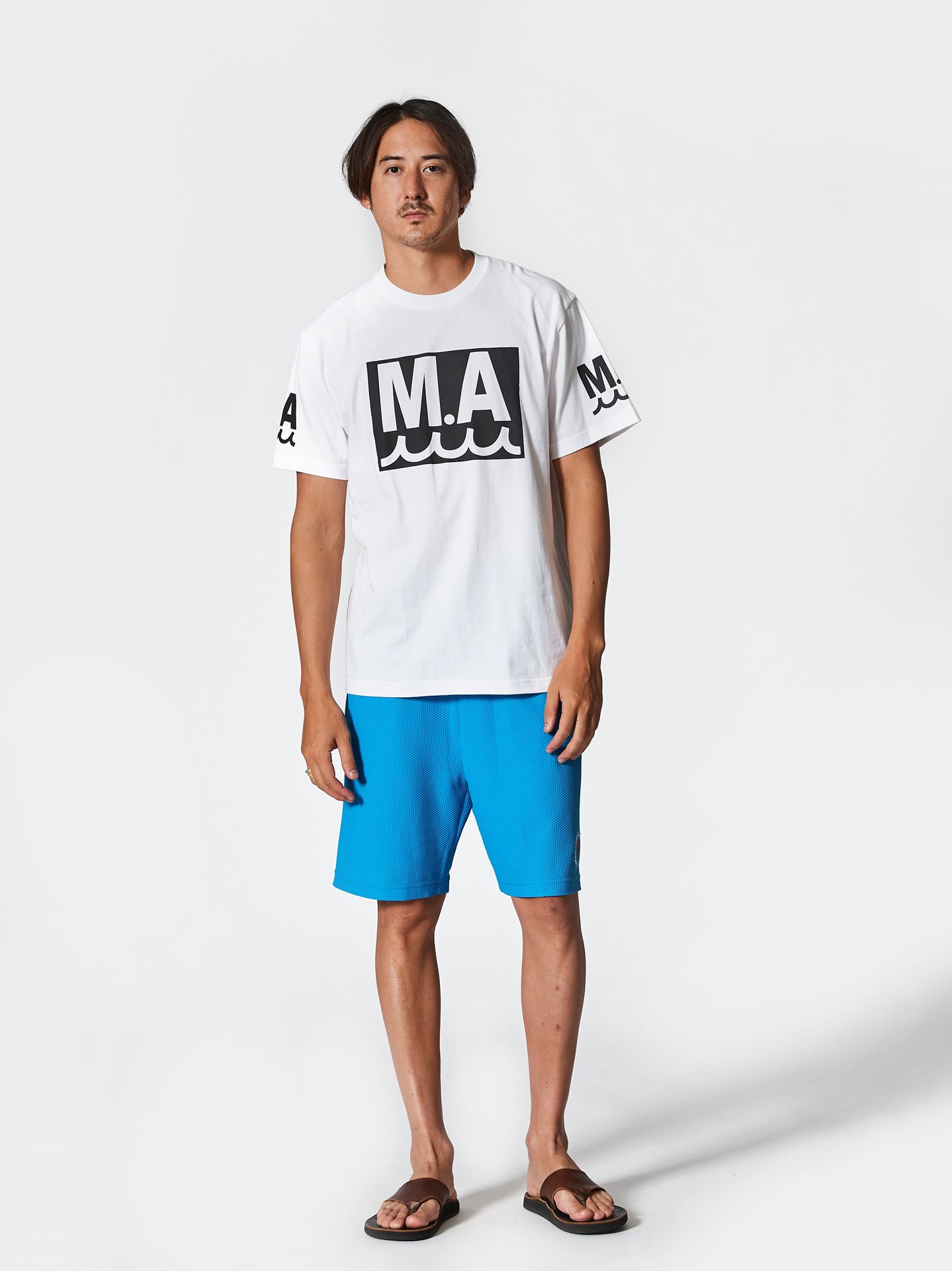 muta MA Logo Tee / Tシャツ / ホワイト 【Acanthus×muta】