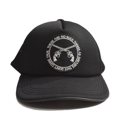 《予約品3月27日 23時55分締め》 WAPPEN CAP / ベースボールキャップ / ブラック 【roarguns 】 8月中入荷予定