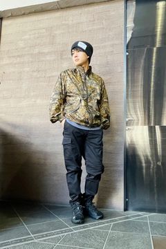 春のアウトドアコーデ