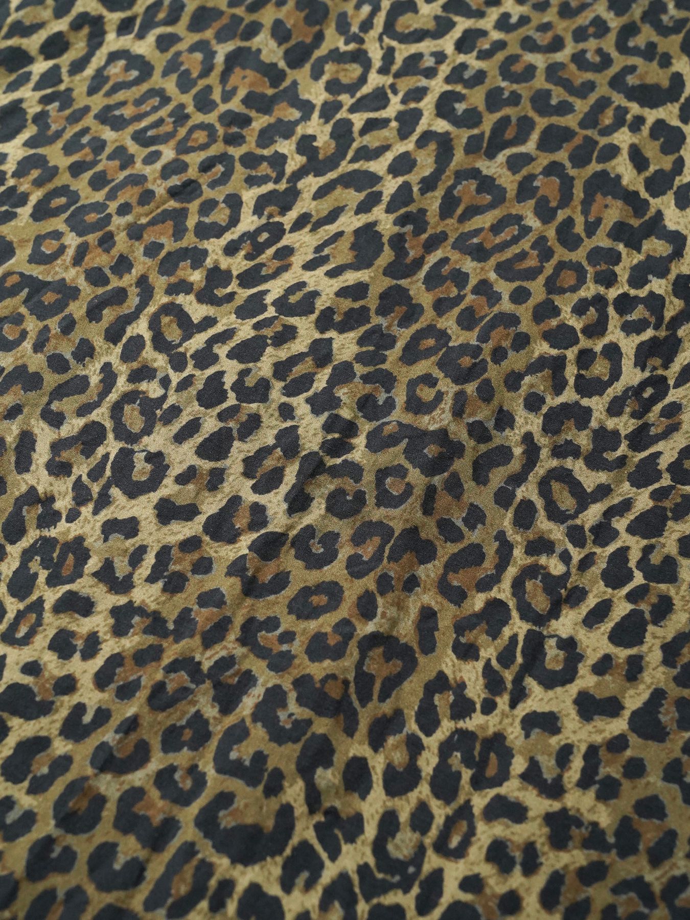 【予約品 5月6日(水) 締切】LEO-SHIRTS / レオパード柄シャツ / ベージュ系