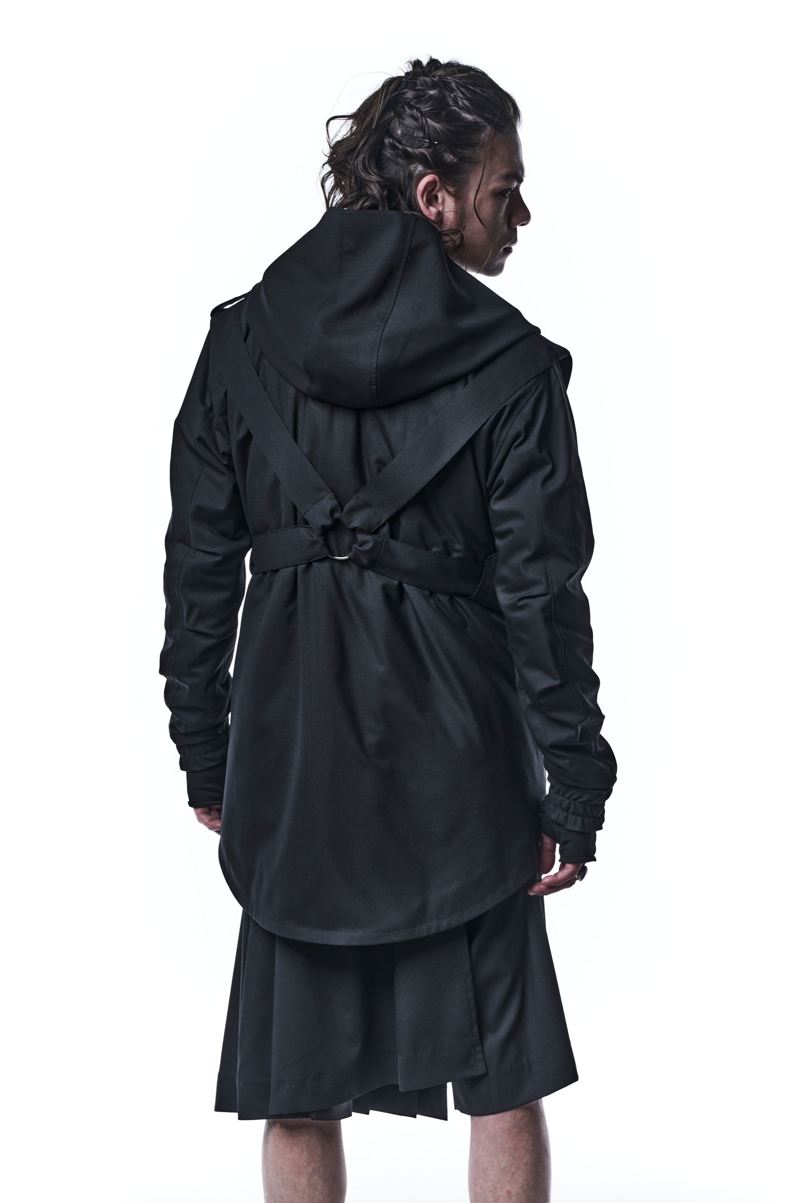 《予約品》 ParachuteHoodie パーカー TWS Tropical / Black 【kiryuyrik】 7月入荷予定