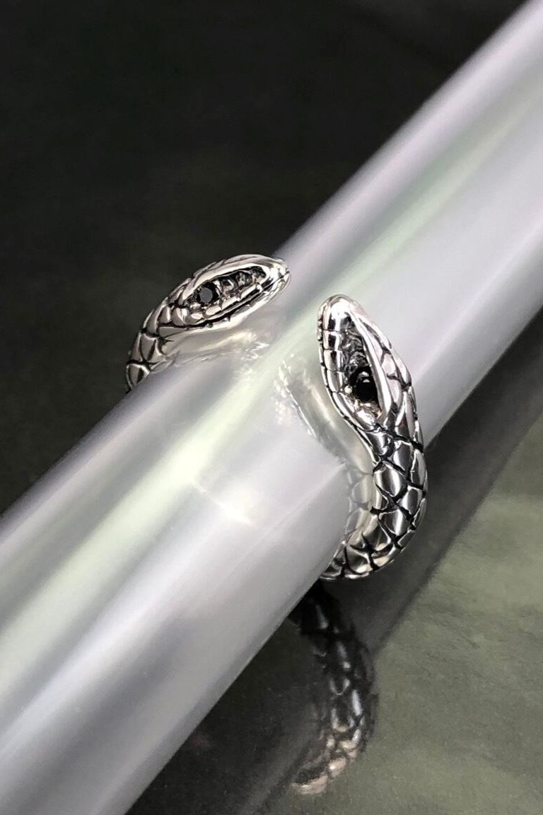 《受注生産》 TWO HEADED SNAKE RING / リング 【注文から2-3週間後入荷予定】