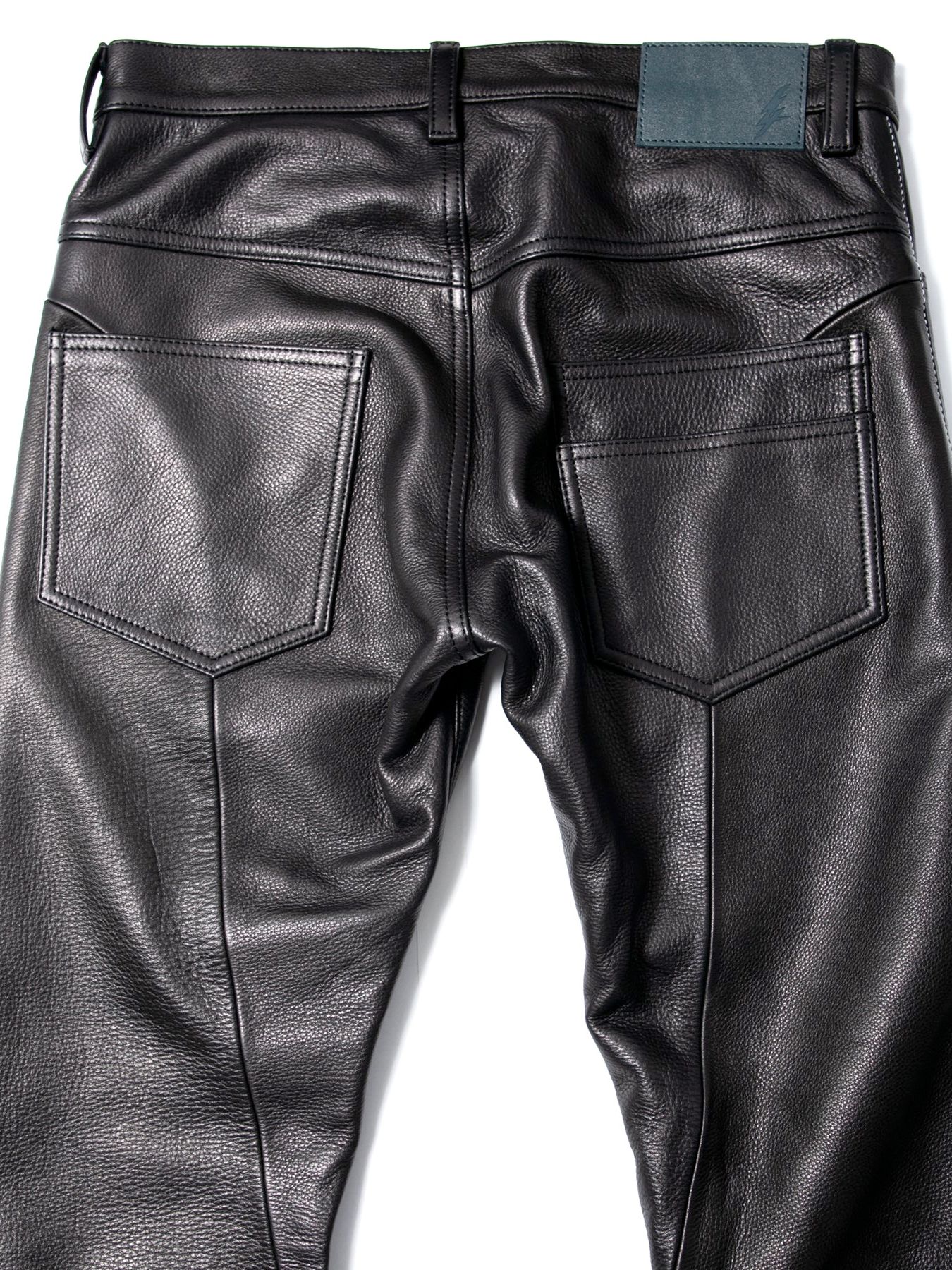 Japanese Washable Cow hide Five Pocket Pants / ジャパン ウォッシャブル カウハイド 5ポケットパンツ / LAD GEAR