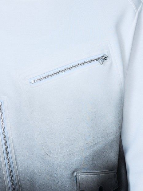 ライダース長袖 スウェットグラデーション【5351 POUR LES HOMMES】