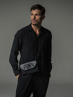 【予約品 】DECADEコラボ CLUTCH WALLETSHOULDER BAG / クラッチ ウォレットショルダーバッグ / ブラック