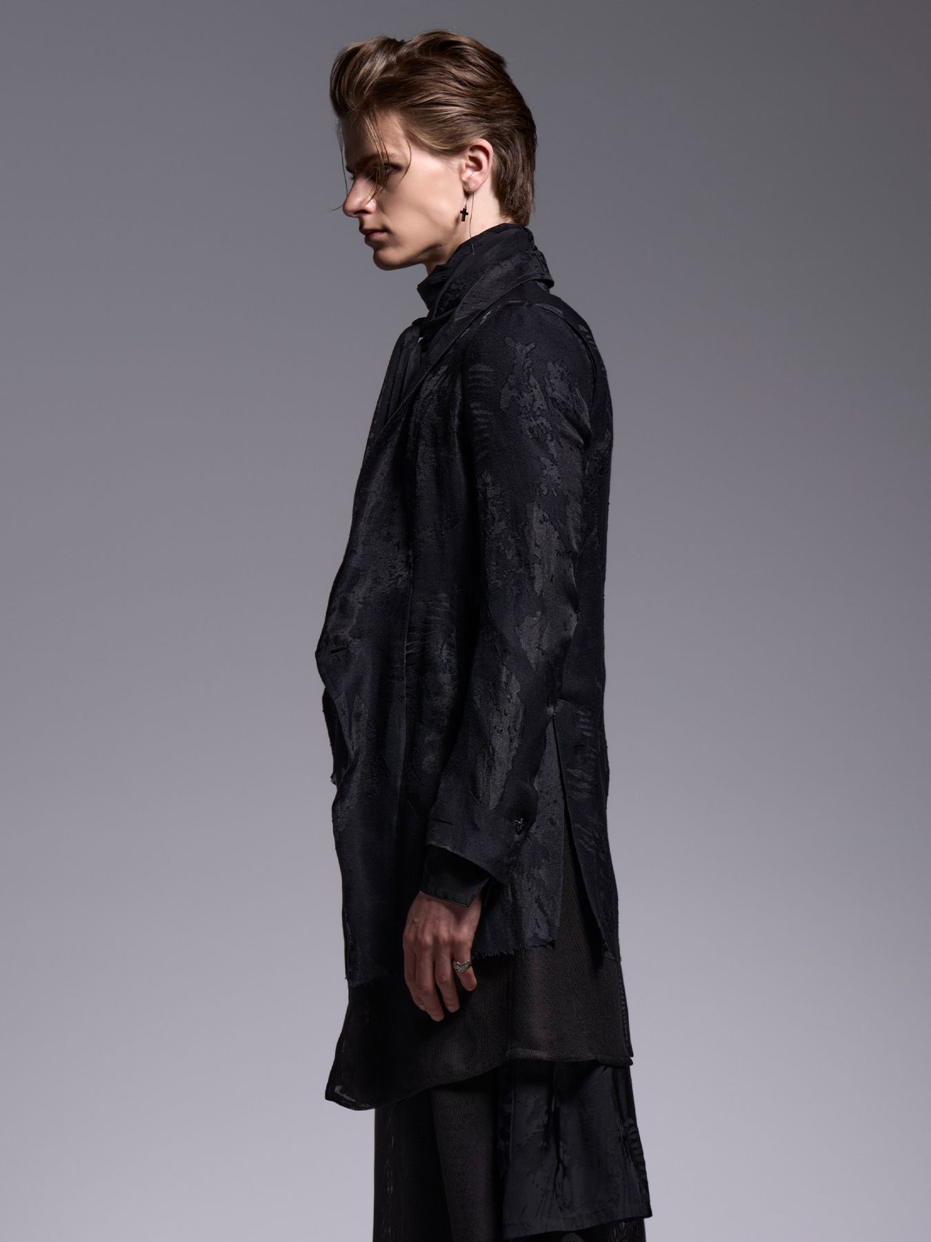 【予約品 1月4日(日) 締切】Layered Jacket / レイヤードジャケット / ブラック