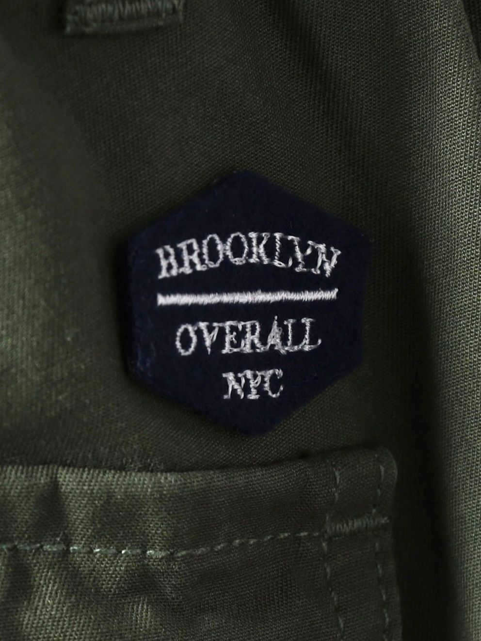 ワイドベイカーパンツ カーキ＜ブルックリンオーバーオール＞【BROOKYM OVERALL】