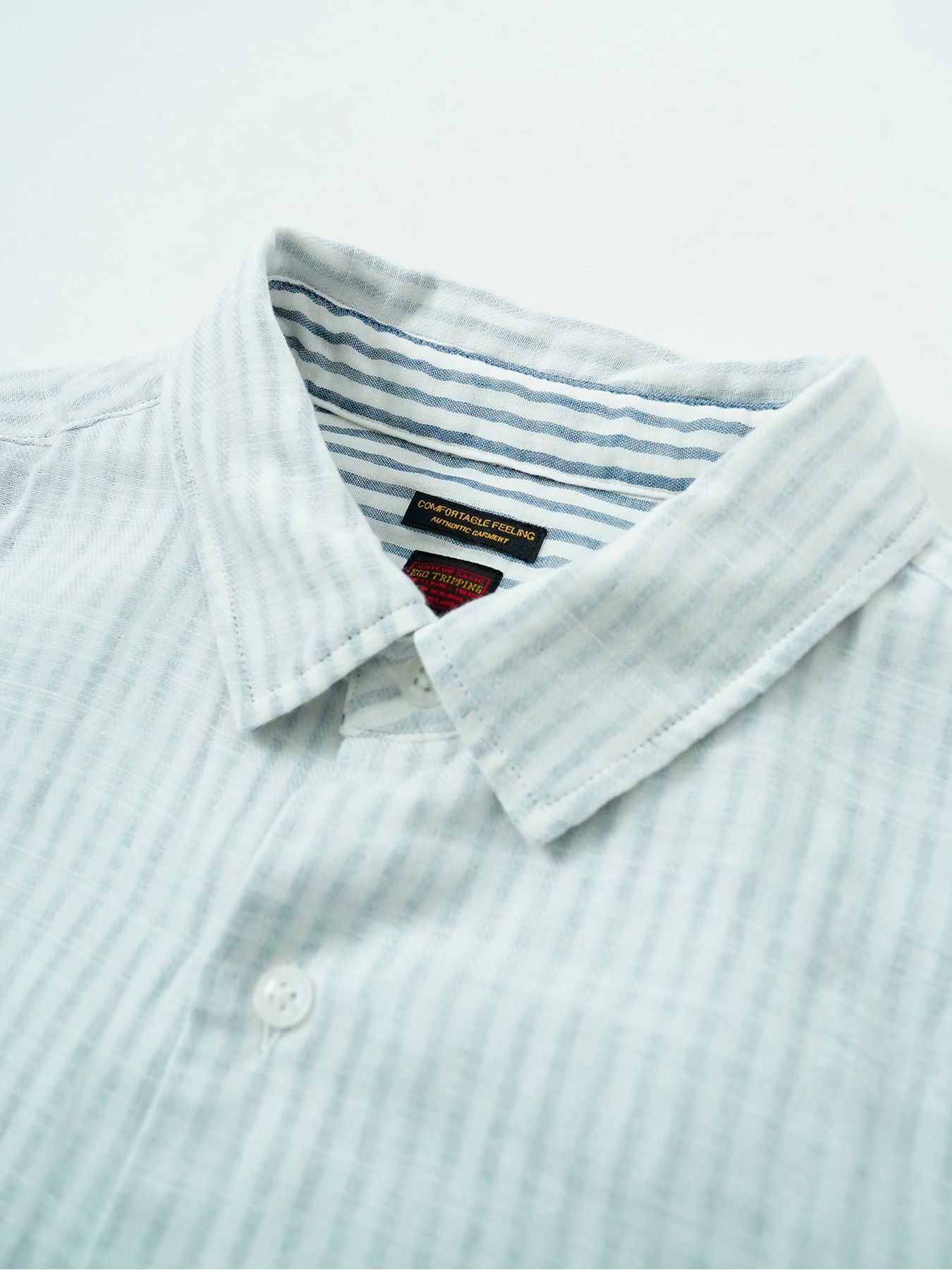 【予約品 11月9日(月) 締切】BACKSTRIPESHIRT / バックストライプシャツ / ホワイト