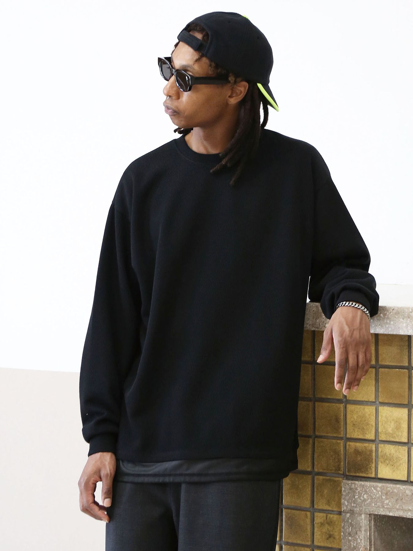 RAVEN KNIT / BLACK【QUOLT】