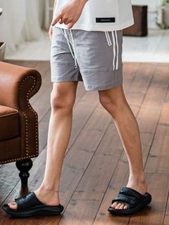 《予約品3月3日18：00締め》 Johnson NYLON HP / ハーフパンツ / グレー・ホワイト