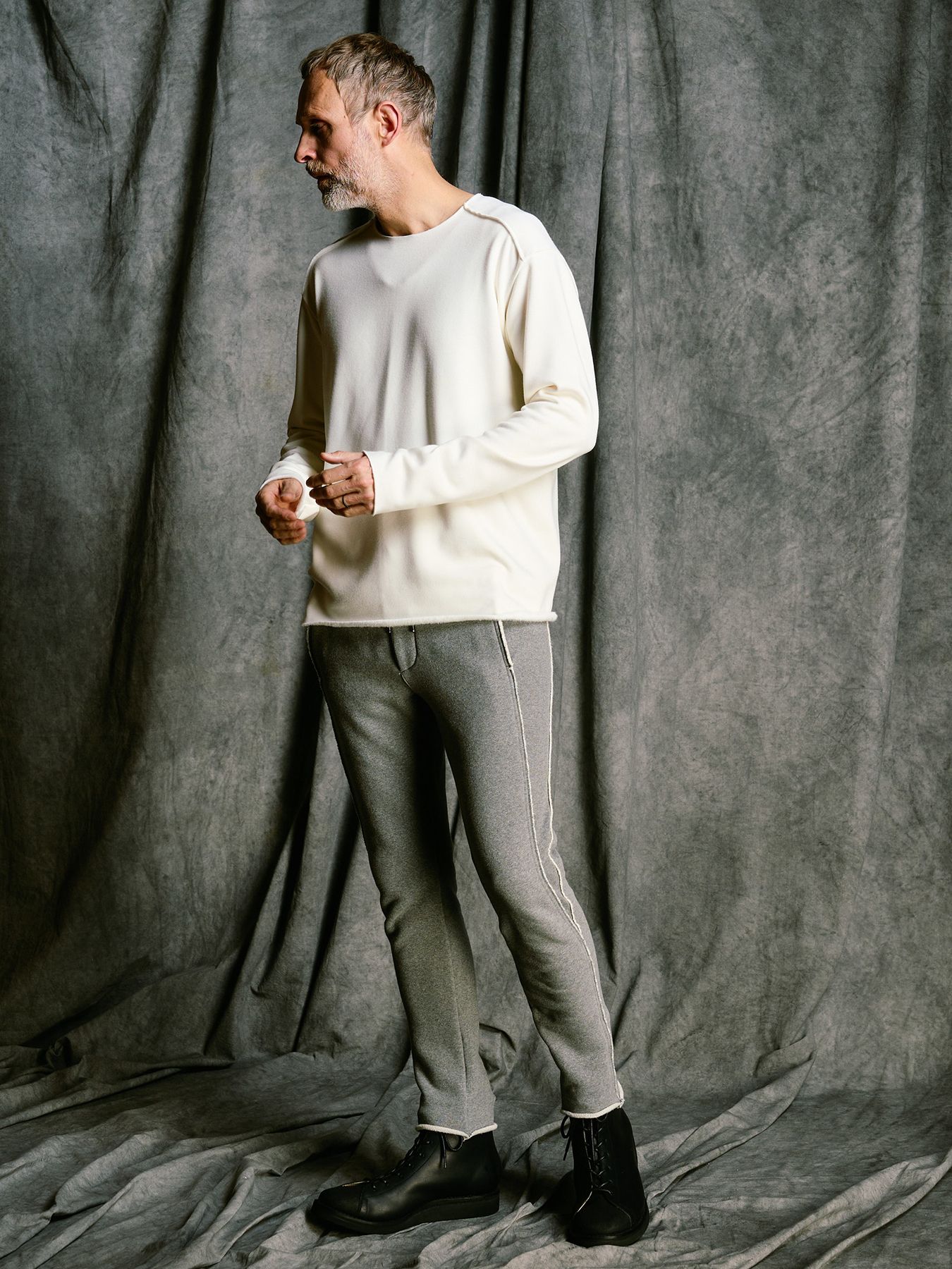 【予約品 4月19日(日) 18時締切】super urake seam pants / シームパンツ / トップグレー