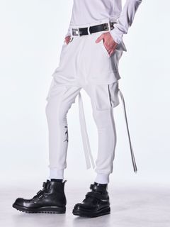 【予約品 6月29日(月) 締切】Double Knit Jersey Sarrouel Pants / サルエルパンツ / ホワイト