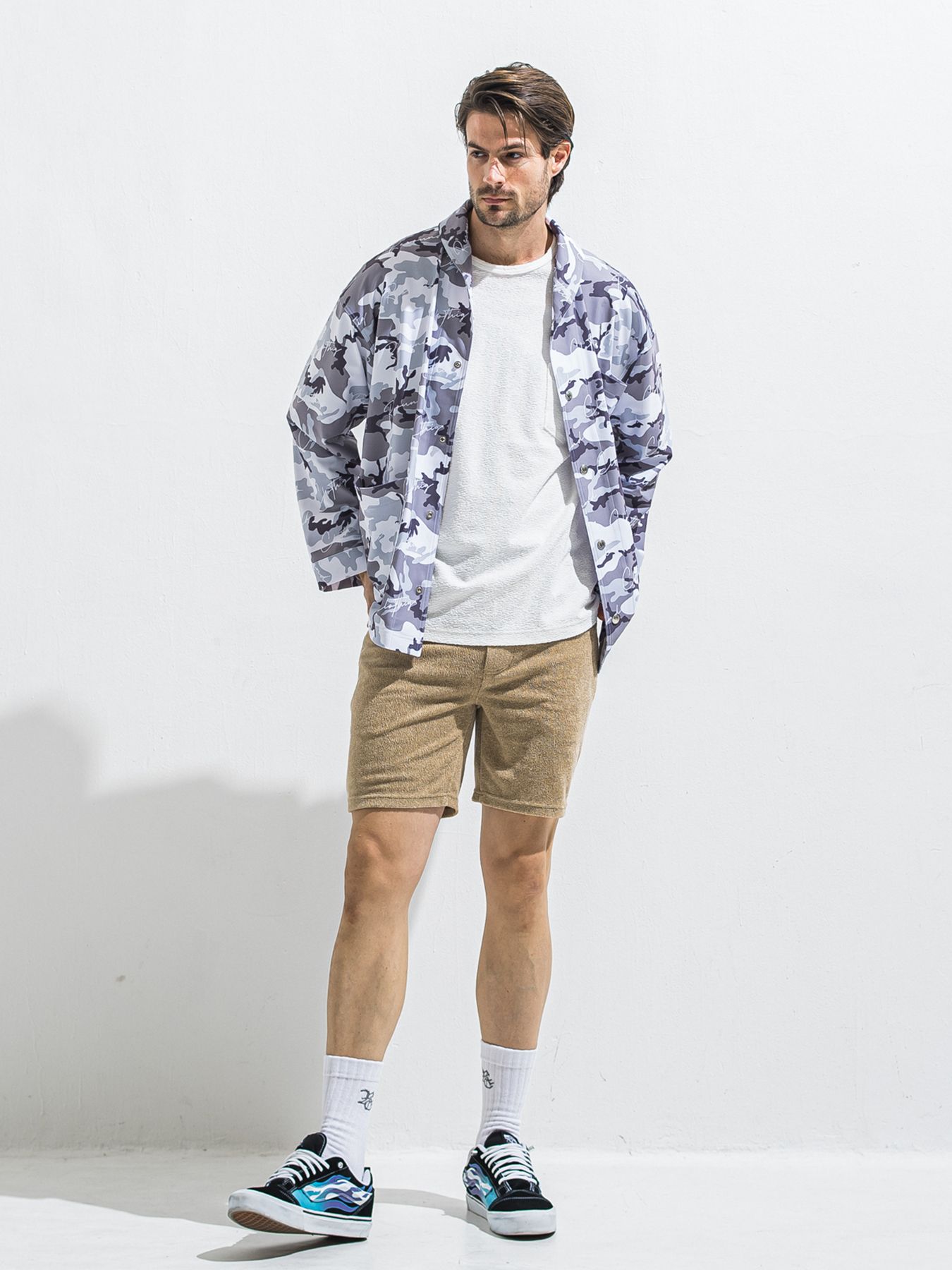 【予約品 2月15日(日) 18:00 締切】VINTAGE PILE SHORTS / パイルショートパンツ / ベージュ