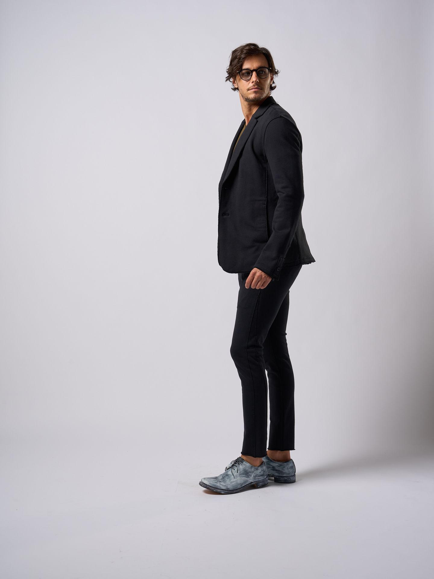 【予約品9月19日 10時締め】 jersey jacket / ジャケット / ブラック