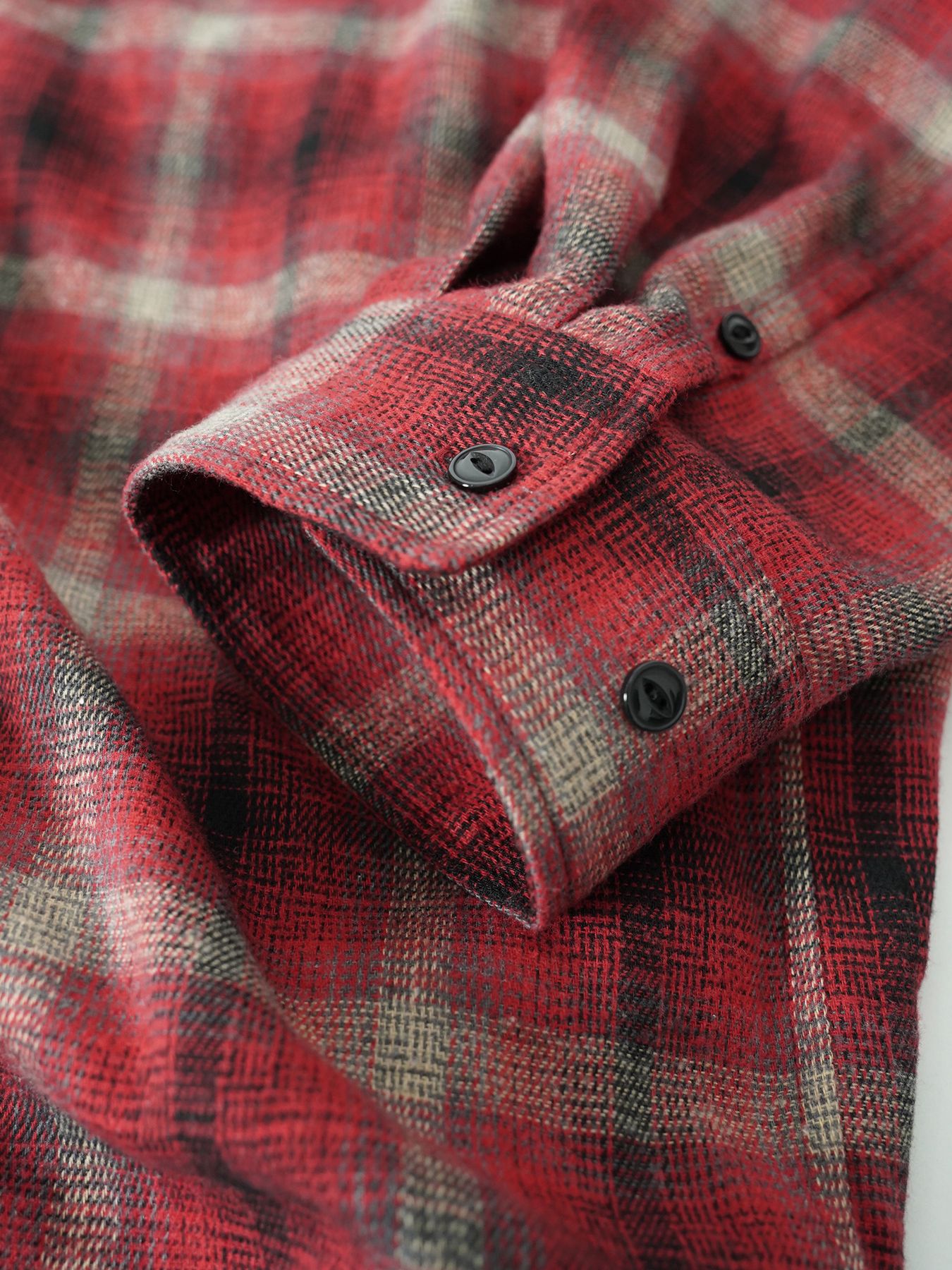 【予約品 5月27日(水) 締切】DOUBLE-SHIRTS / レイヤードシャツ / レッド系