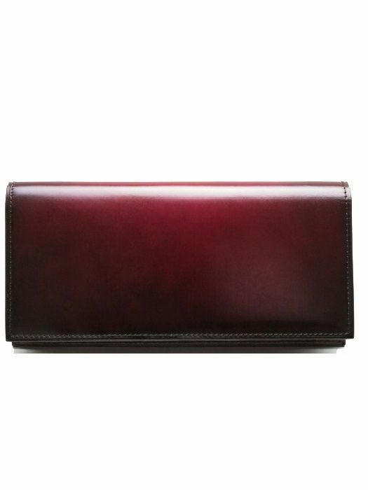 かぶせ長財布 / ワイン