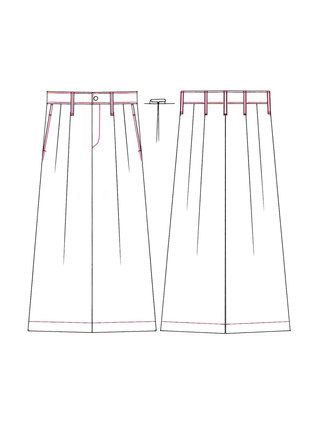 【予約品 10月26日(日) 締切】Drape Slacks / ドレープスラックス / ブラック