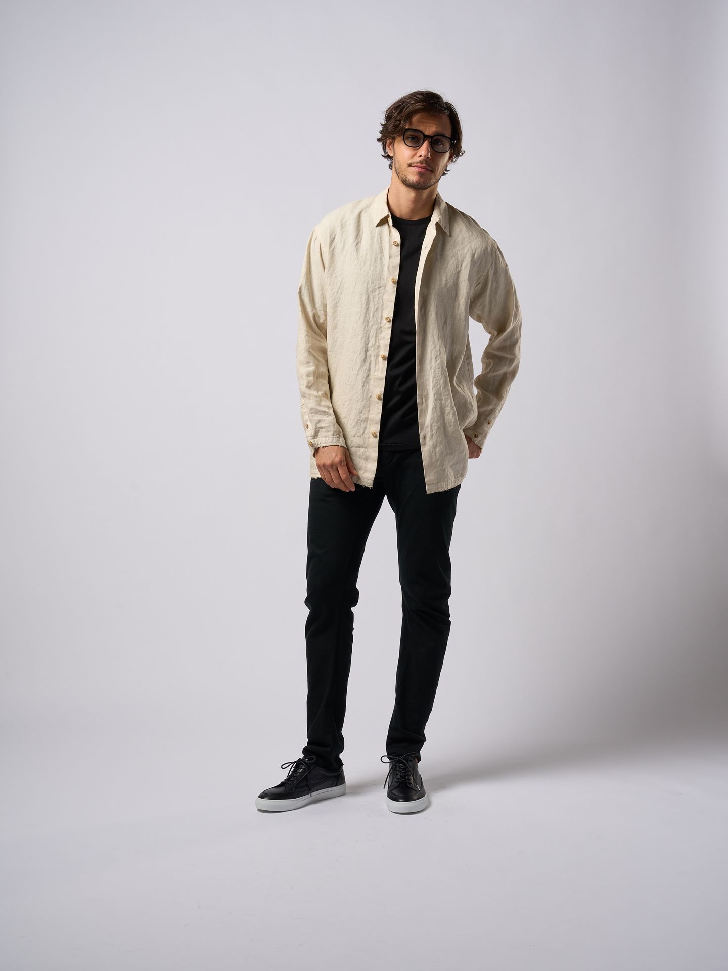【予約品9月19日 10時締め】 shirt jacket / シャツジャケット / ライトベージュ