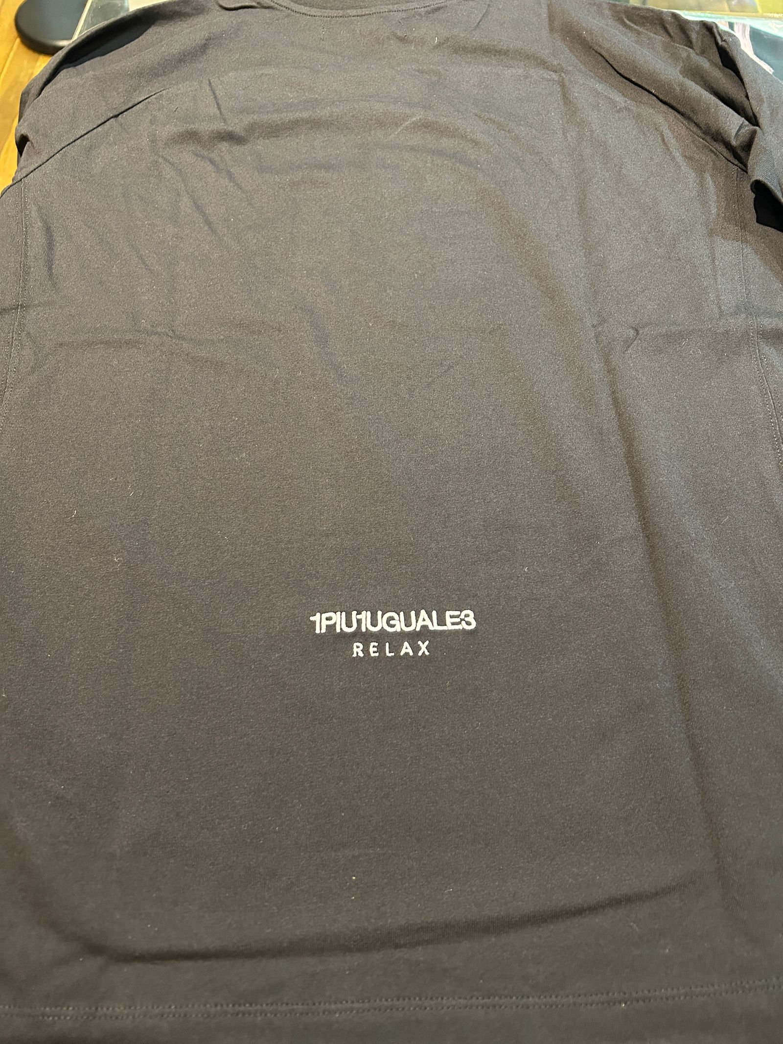 スヌーピー コラボ 長袖Tシャツ / ブラック ラインストーン【PEANUTS × 1PIU1UGUALE3 RELAX】