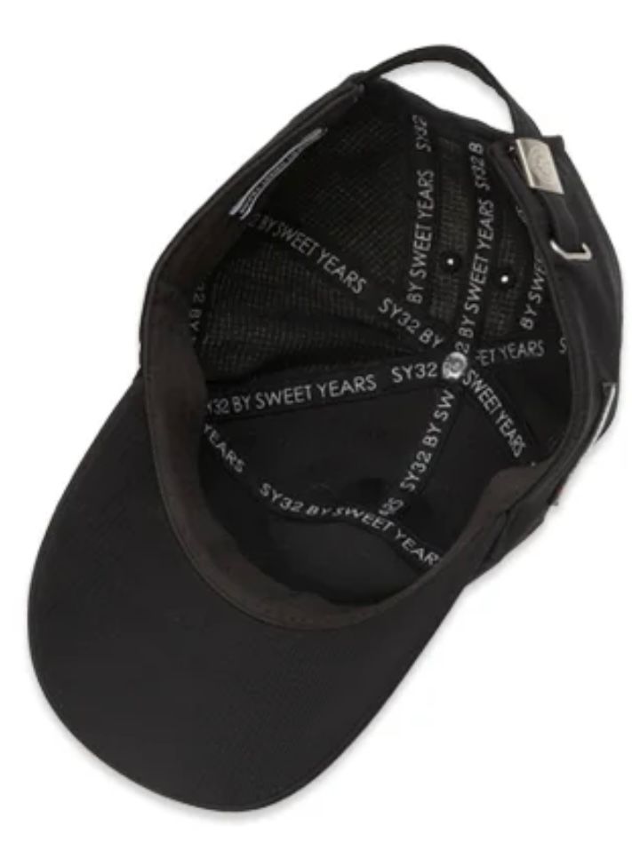 BASIC LOGO CAP / ブラック 【SY32 by SWEET YEARS GOLF】