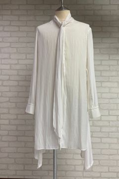 《予約品》 StoalFlareShirt / パイソン柄コンビホワイト 【kiryuyrik】 2023年2月以降入荷予定