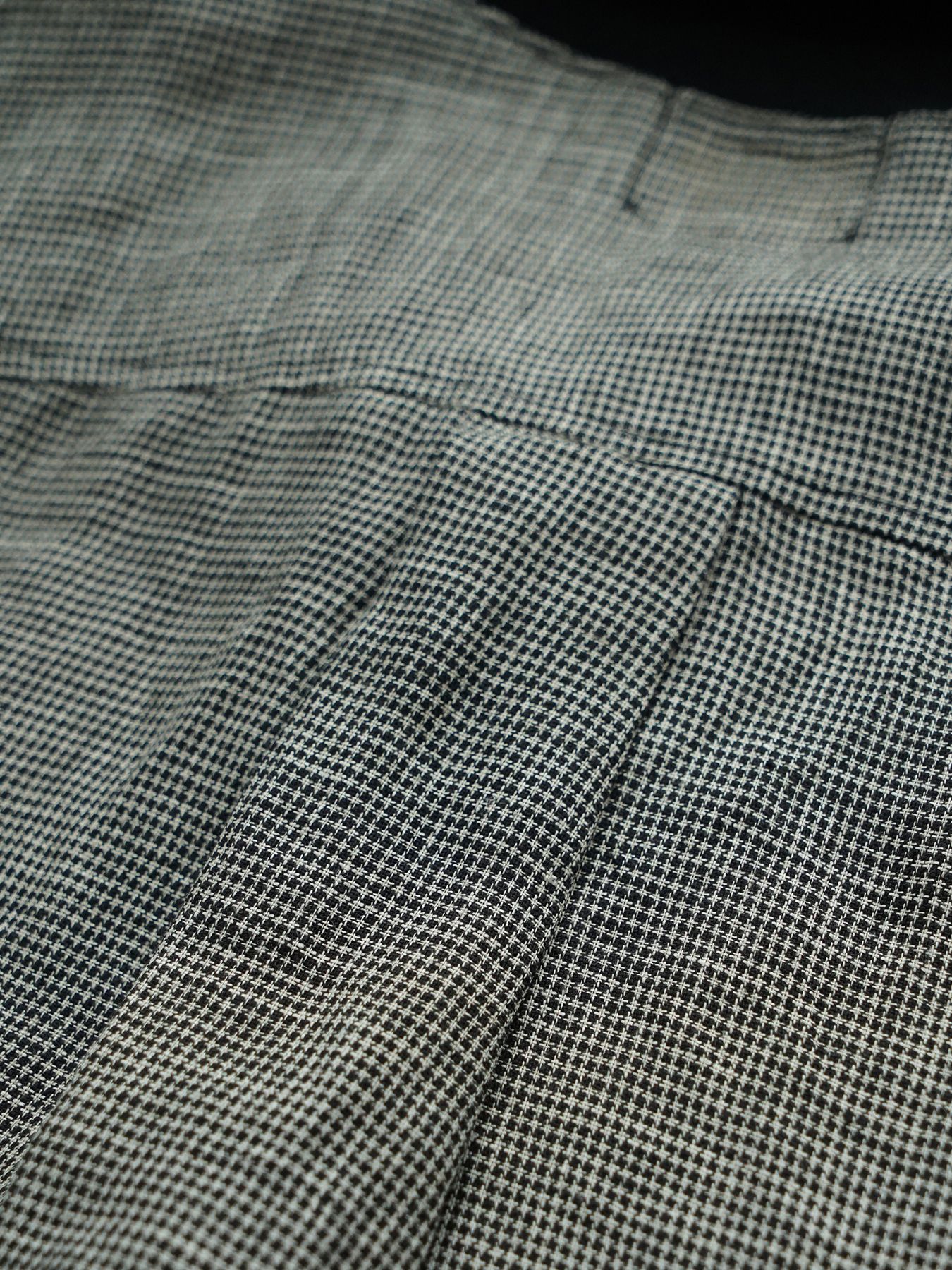 【予約品 11月23日(日) 締切】LINENSHEER POLO / リネン ポロシャツ / BEIGE千鳥