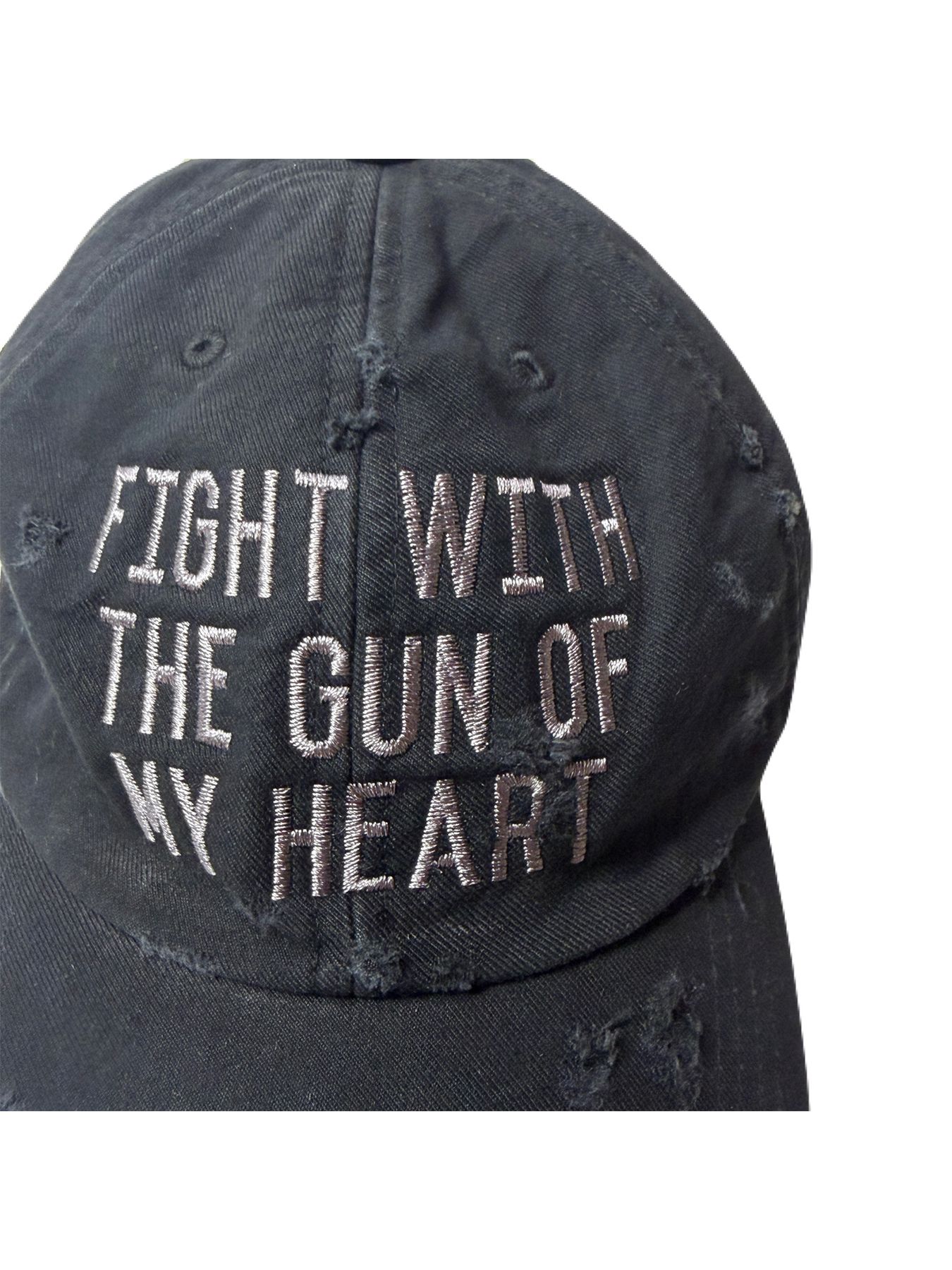 【予約品 8月23日(日) 締切】B.B CAP DAMAGE/EMB / ブラック