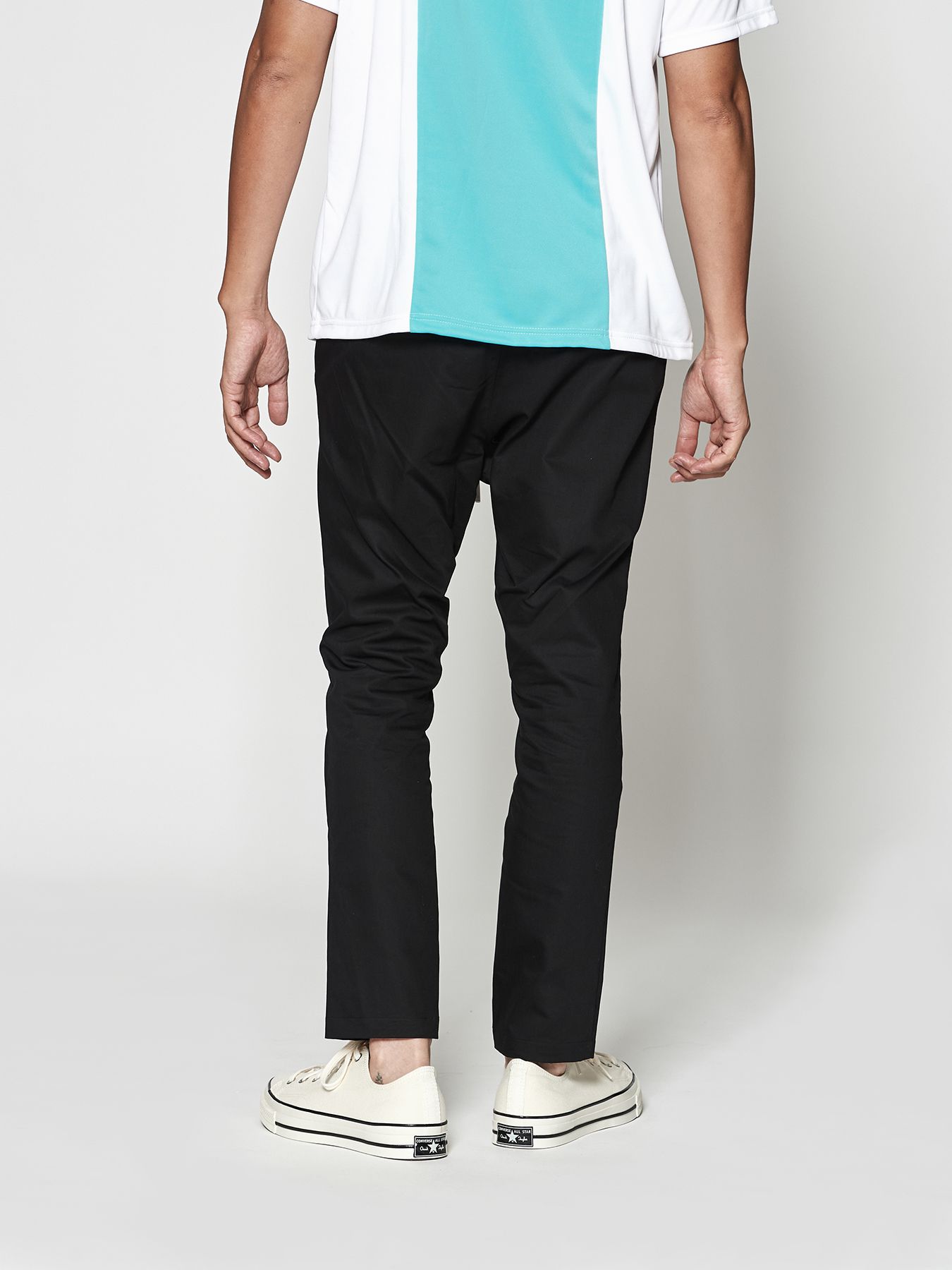 【予約品 10月9日(木) 締切】muta Easy Tight Pants / イージータイトパンツ / ブラック【Acanthus × muta MARINE】