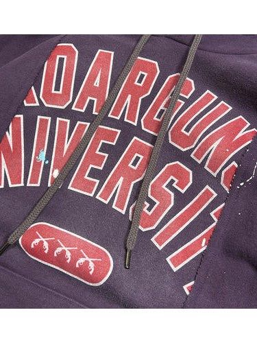 《予約品8月31日 23時55分締め》 COLLEGE HOODIE A / パーカー / パープル 【roarguns 】 2024年2月入荷予定