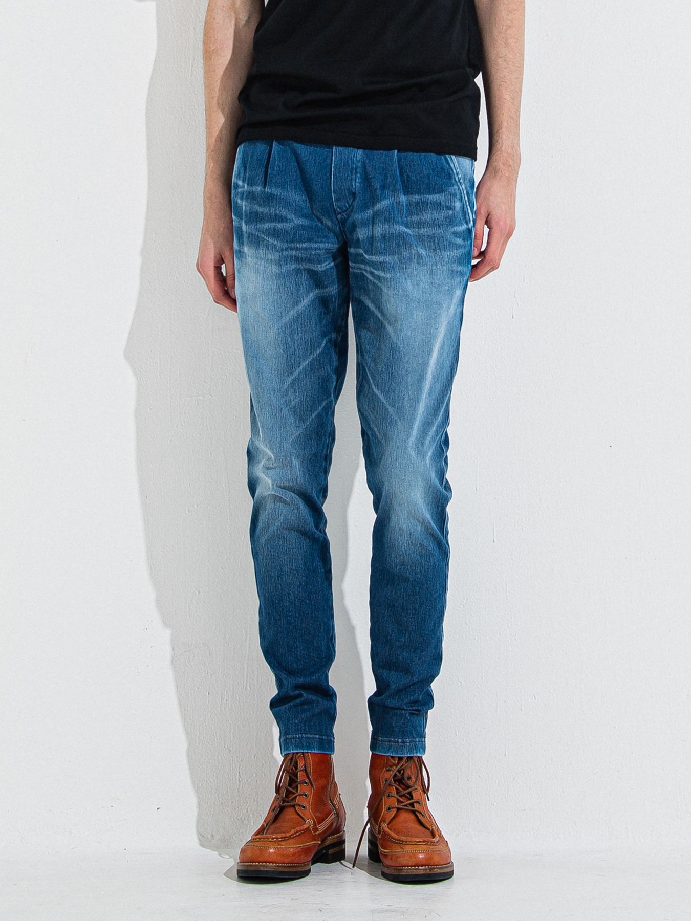 【予約品】DENIM JERSEY CHRIS EASY TUCK PT / デニムジャージクリスイージータックパンツ / ダーク