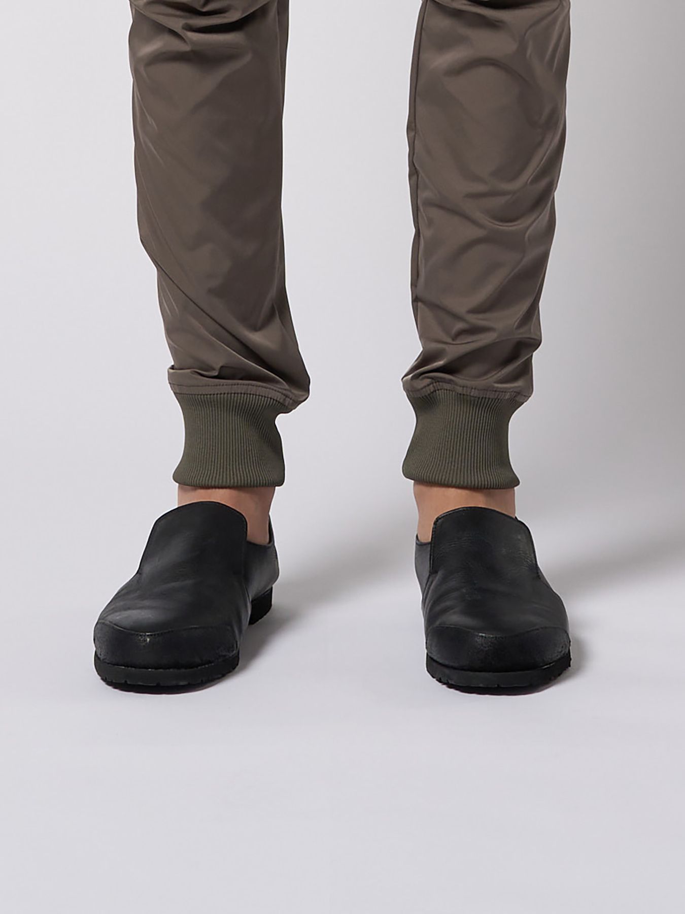 【予約品 9月23日(火) 締切】combination slip-on shoes / コンビネーション スリッポンシューズ / ブラック