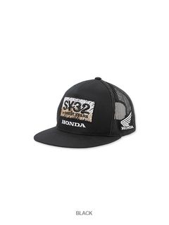 HONDAコラボHONDA×SY TRUCKER MESH CAPメッシュキャップ / BLACK 【SY32 by SWEET YEARS】