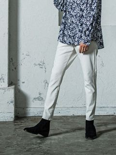 《予約11月17日19時締め》 MICK DENIM JERSEY / ジャージパンツ / ホワイト