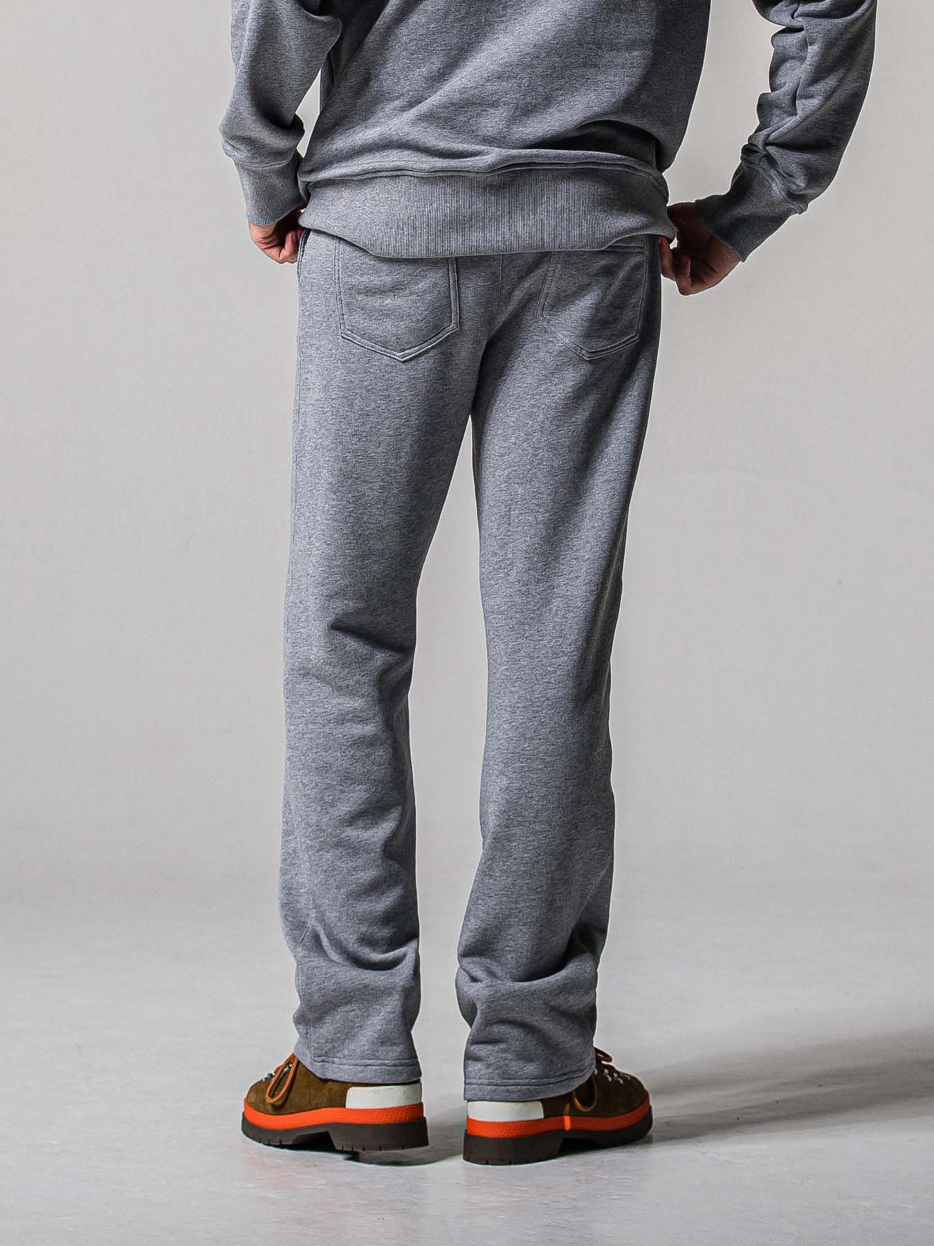 【予約品 11月16日(日) 締切】HF URAKE WIDE TUCK PANTS / 裏毛 セミワイドシルエット ワンタック イージーパンツ / グレー