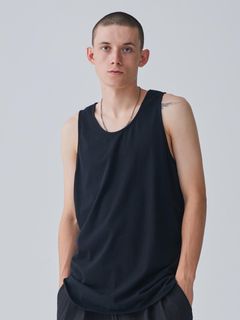 《予約品.先着限り》 LAYERED LONG T/T  / タンクトップ / ブラック  【Iroquois.イロコイ】 2024年3月中旬~入荷予定