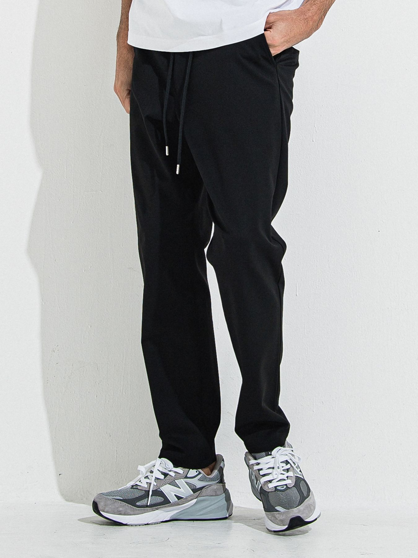 【予約品 】PAT WIDE EASY PANTS / パットワイドイージーパンツ / ブラック