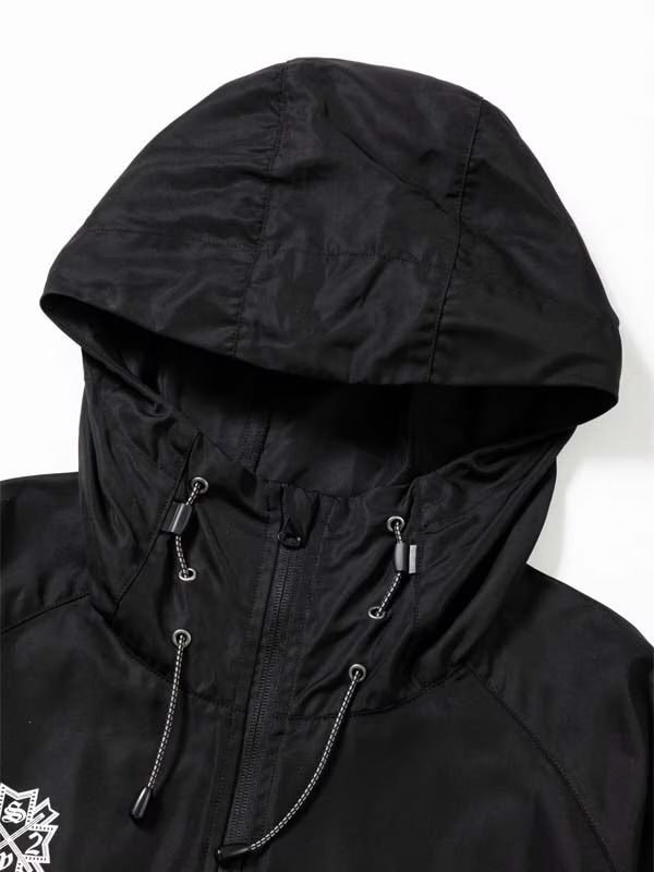 MULTI LOGO WINDBRAKER BLACK 【SY32 by SWEET YEARS GOLF】