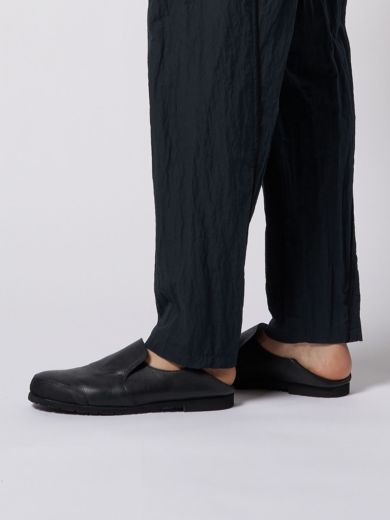 【予約品 9月23日(火) 締切】combination slip-on shoes / コンビネーション スリッポンシューズ / ブラック