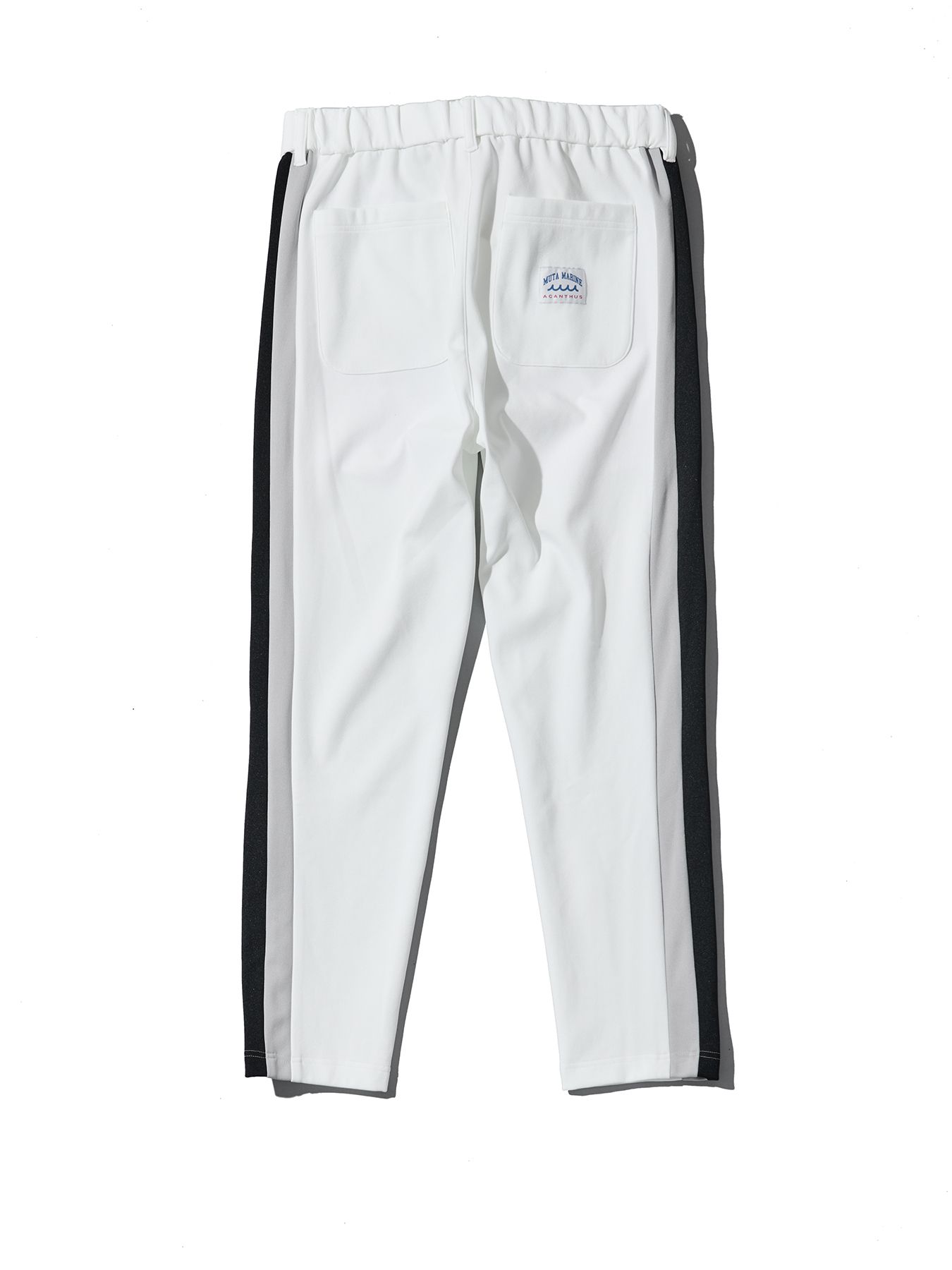 【予約品 10月9日(木) 締切】muta Track Pants / トラックパンツ / ホワイト【Acanthus × muta MARINE】